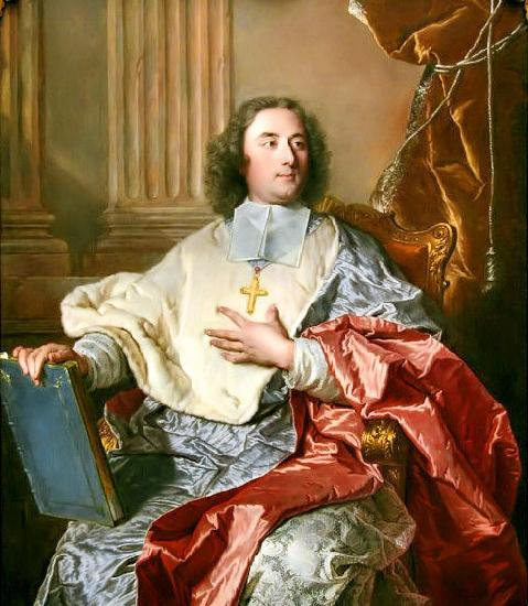 Hyacinthe Rigaud Portrait of Charles de Saint-Albin, Archbishop of Cambrai oil painting picture
